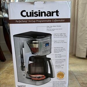 Cuisinart Silver 14-Cup Programmable Coffeemaker